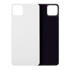 Back cover Glass Compatible For Google Pixel 4 (Clearly White)