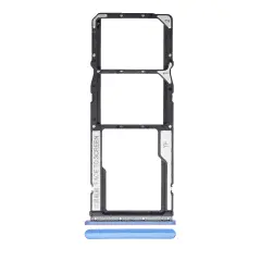 Dual Sim Card Tray For Xiaomi Redmi 9T / Note 9 4G / Poco M3 (Blue)