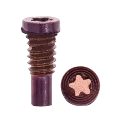 Bottom Screws For iPhone 8 / 8 Plus (Rose Gold / Red) (100 Pack)