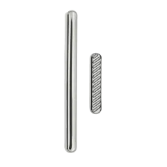 Hard Buttons (Power / Volume) Compatible For Motorola Moto G8 (XT2045-1 / 2020) / G Fast (XT2045-3 / 2020) (Silver) (US Version)