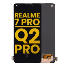OLED Assembly Without Frame Compatible For Realme 7 Pro / Q2 Pro (Refurbished) (01 Version) (All Colors)