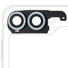 Back Camera Lens With Cover Bezel Ring For Samsung Galaxy Z Flip 6 5G (F741) (Premium) (Mint)