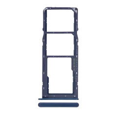 Dual Sim Card Tray Compatible For Samsung Galaxy A10s (A107 / 2019) / A20s (A207 / 2019) (Blue)