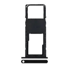 Single Sim Card Tray Compatible For Samsung Galaxy A11 (A115 / 2020) (Black)