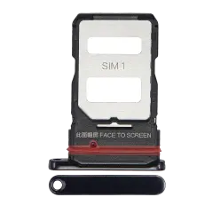 Dual Sim Card Tray Compatible For Xiaomi 11T Pro / Xiaomi 11T (Meteorite Gray)