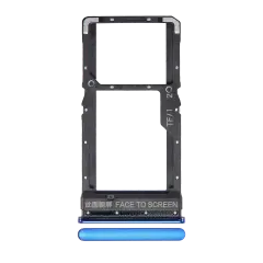 Dual Sim Card Tray Compatible For Xiaomi Redmi Poco X3 / X3 Pro (Frost Blue)