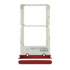 Dual Sim Card Tray For Xiaomi Mi 9T / 9T Pro / K20 / K20 Pro (Flame Red)