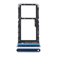 Dual Sim Card Tray Compatible For Xiaomi Mi 10T Lite 5G / Note 9 Pro 5G (Blue)