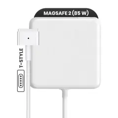 85W MagSafe 2 Power Adapter With Cable (T-Style) For MacBook (OEM Grade New) (Bulk Packaging)