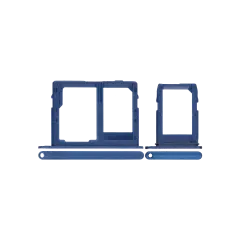 Sim Card Tray Compatible For Samsung Galaxy A6 (A600 / 2018) / A6 Plus (A605 / 2018) (Blue)