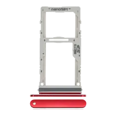 Sim Card Tray Compatible For LG Velvet (Red)