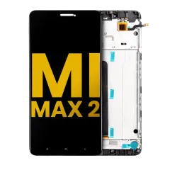 LCD Assembly With Frame Compatible For Xiaomi Mi Max 2 (Refurbished) (Matte Black)