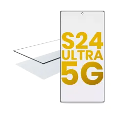 2 in 1 Front Glass With OCA Pre-Installed Compatible For Samsung Galaxy S24 Ultra 5G