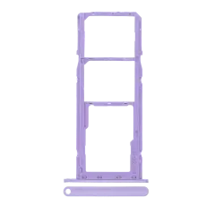 Dual Sim Card Tray Compatible For Samsung Galaxy A01 (A015 / 2020) (Purple)