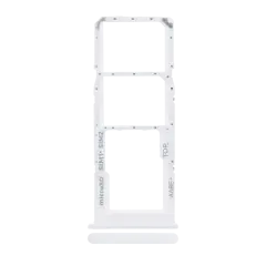 Dual Sim Card Tray Compatible For Samsung Galaxy A02 (A022 / 2020) (White)