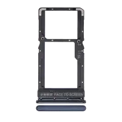 Dual Sim Card Tray Compatible For Xiaomi Redmi Poco X3 / X3 Pro (Phantom Black)
