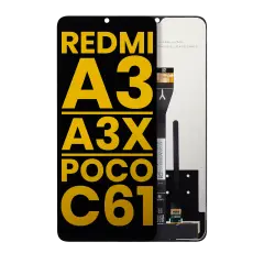 LCD Assembly Without Frame Compatible For Xiaomi Redmi A3 / A3x  / Poco C61 (Refurbished) (All Colors)