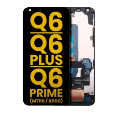 LCD Assembly With Frame Compatible For LG Q6 / Q6 Plus / Q6 Prime (M700 / X600) (Refurbished) (All Colors)