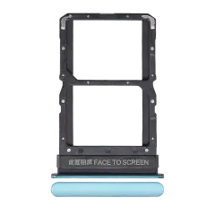 Dual Sim Card Tray Compatible For Xiaomi Poco X3 GT (Wave Blue)
