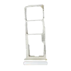 Sim Card Tray Compatible For Motorola Moto One Action (XT2013 / 2019) (Genuine OEM) (White)