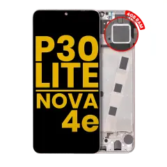 LCD Assembly With Frame Compatible For Huawei P30 Lite / Nova 4e (Refurbished) (4GB RAM) (Pearl White)