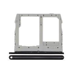 Sim Card + SD Card Tray Compatible For LG Q60 / K50 ( 2019 / X520 ) / K40S (2019 / X430) (Gray)