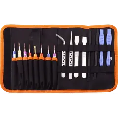 16-in-1 Electronics Repair Tool Kit With Carrying Pouch