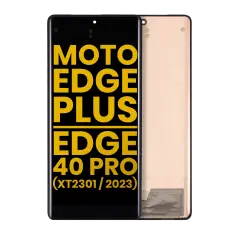 OLED Assembly Without Frame Compatible For Motorola Moto Edge Plus / Edge 40 Pro (XT2301 / 2023) (Refurbished) (All Colors)