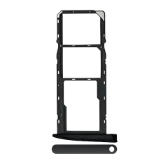 Dual Sim Card Tray Compatible For Motorola Moto G6 (XT1925 / 2018) (Black)