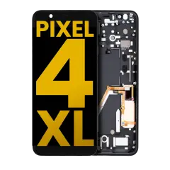 OLED Assembly With Frame Compatible For Google Pixel 4 XL (Refurbished) (Gray Power Button)