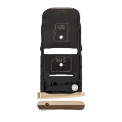 Sim Card Tray Compatible For Motorola Moto Z Force Droid (XT1650-02 / 2016) (Gold)
