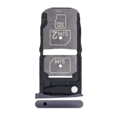 Sim Card Tray Compatible For Motorola Moto Z Droid (XT1650-01 / 2016) (Black)