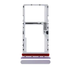 Dual Sim Card Tray Compatible For Motorola Moto G10 (XT2127-2 / 2021) (Iridescent Pearl)