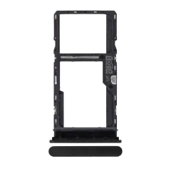 Dual Sim Card Tray Compatible For Motorola Moto G30 (XT2129 / 2021) (Phantom Black)