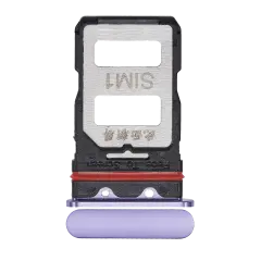 Dual Sim Card Tray Compatible For Xiaomi Redmi K30 Pro / Xiaomi Poco F2 Pro (Electric Purple)