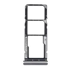 Dual Sim Card Tray For Xiaomi Redmi 9T / Note 9 4G / Poco M3 (Black)
