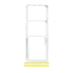 Dual Sim Card Tray Compatible For Xiaomi Redmi 9T / Note 9 4G / Poco M3 (Yellow)