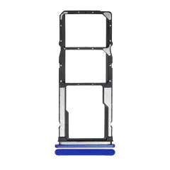 Dual Sim Card Tray Compatible For Xiaomi Redmi 9 / Poco M2 (Blue)