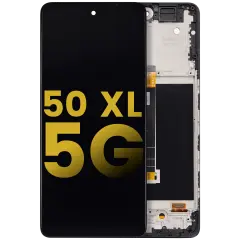 LCD Assembly With Frame Compatible For TCL 50 XL 5G (Refurbished) (All Colors)