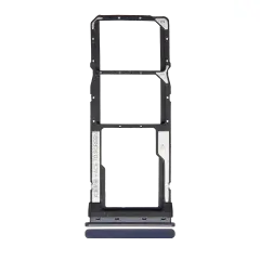 Dual Sim Card Tray Compatible For Xiaomi Redmi Note 9T / Note 9 5G (Gray)