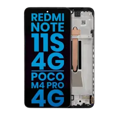 LCD Assembly With Frame Compatible For Xiaomi Redmi Note 11S 4G / Poco M4 Pro 4G (Aftermarket: Incel) (All Colors)