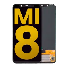 LCD Assembly Without Frame For Xiaomi Mi 8 (Refurbished) (Black)
