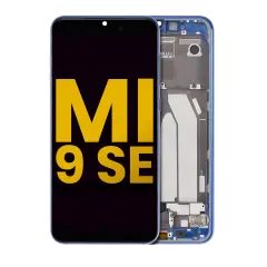 OLED Assembly With Frame Compatible For Xiaomi Mi 9 SE (Refurbished) (Blue)