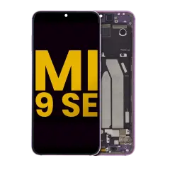 OLED Assembly With Frame Compatible For Xiaomi Mi 9 SE (Refurbished) (Violet)