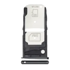 Sim Card Tray Compatible For Motorola Moto Z3 Play (XT1929 / 2018) (Genuine OEM) (Black)