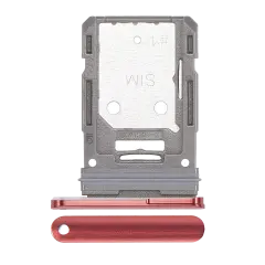Single Sim Card Tray For Samsung Galaxy S20 FE 5G (Cloud Red)