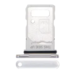 Single Sim Card Tray Compatible For Motorola Edge 20 Pro (XT2153-1 / 2021) (Iridescent Cloud)