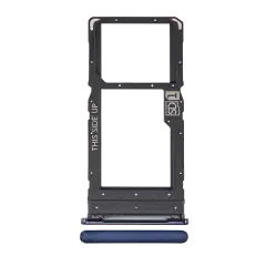 Single Sim Card Tray For Motorola One 5G (XT2113 / 2020) (Oxford Blue)