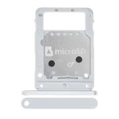 Single Sim Card Tray For Samsung Galaxy Tab S7 Plus 12.4"  (T970 / T975 / T976) (2020) (Mystic Silver)
