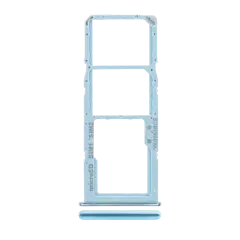 Dual Sim Card Tray Compatible For Samsung Galaxy A51 4G (A515 / 2019) (Prism Crush Blue)